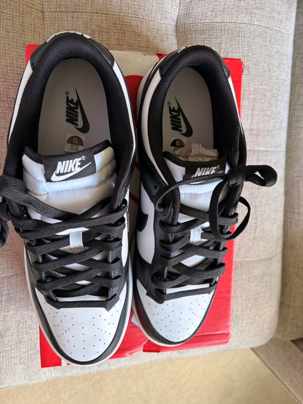 Brand new Nike Men's Black & White Low-Top dunks - Picture 3 of 5